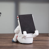 Simple Astronaut Mobile Phone Stand Student Desktop Holder Cute Spaceman Cell Phone Holder Creative Gift Small Desk Decoration