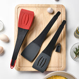 3 In 1 Frying Spatula Clip Silicone Food Clip Frying Steak Pancakes Shovel Slotted Turners Kitchen Tools Cooking Utensils Kitchen Gadgets